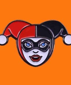 Alternative view of The Joker 'Harley Quinn Head' Enamel Pin