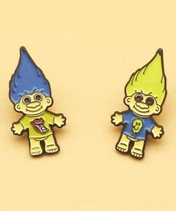 Alternative view of Good Luck Trolls 'Funky Trolls | Set of 2' Enamel Pin