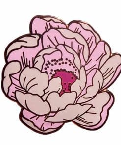 Cute Flower 'Pink Peony' Enamel Pin