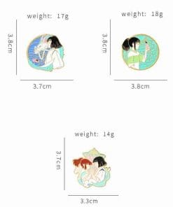 Spirited Away 'Haku the Dragon' Enamel Pin - Image 3