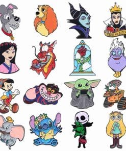 Alternative view of Pinocchio 'Walking Puppet' Enamel Pin