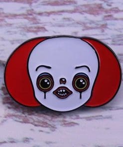 Alternative view of It 'Pennywise | Alien Face' Enamel Pin