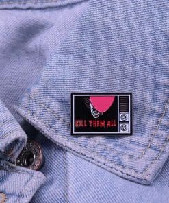 Alternative view of It 'Pennywise | Kill Them All' Enamel Pin