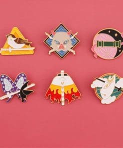 Alternative view of Demon Slayer 'Hashibira Inosuke Trademark' Enamel Pin