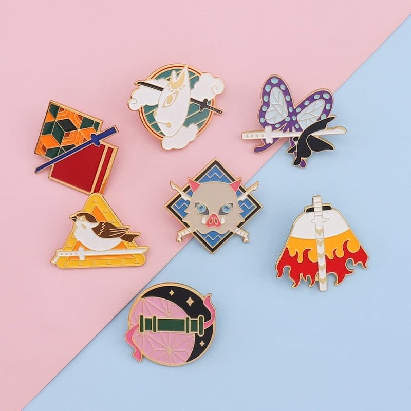 Demon Slayer 'Kyojuro Rengoku' Enamel Pin - Image 6