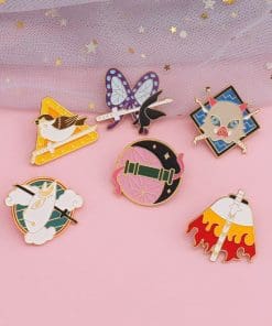 Alternative view of Demon Slayer 'Zenitsu Agatsuma' Enamel Pin
