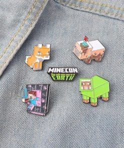 Minecraft 'Hell Gate | Running Steve' Enamel Pin - Image 3