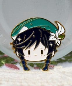 Genshin Impact 'Venti Chibi Head' Enamel Pin