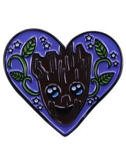 Guardians of The Galaxy 'Groot Purple Heart' Enamel Pin - Image 3