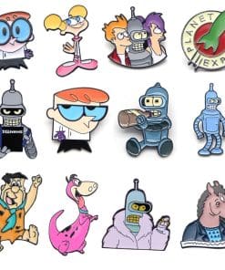 Alternative view of Futurama 'Bender | Deathnote' Enamel Pin