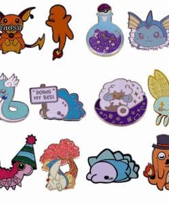 Alternative view of Pokemon 'Blue Dragonair Chibi' Enamel Pin