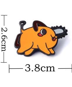 Alternative view of Chainsaw Man 'Pochita' Enamel Pin