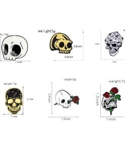 Dungeons And Dragons 'Punk Skull Dice' Enamel Pin - Image 7