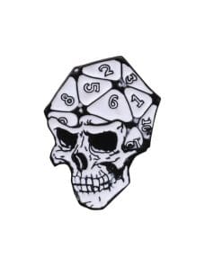 Dungeons And Dragons 'Punk Skull Dice' Enamel Pin