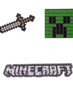 Alternative view of Minecraft 'Creeper' Enamel Pin