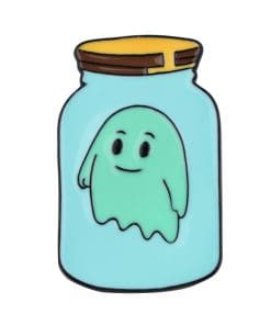 Cute Ghost Jar Enamel Pin