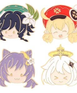 Alternative view of Genshin Impact 'Funny Venti Chibi' Enamel Pin