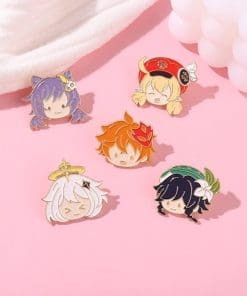 Alternative view of Genshin Impact 'Funny Klee Chibi' Enamel Pin