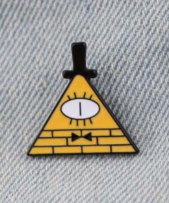 Alternative view of Gravity Falls 'Bill Cipher' Enamel Pin