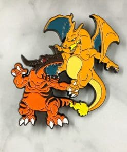Digimon 'Greymon v Charizard' Enamel Pin - Image 3