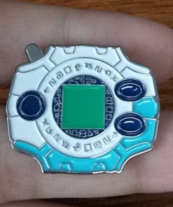 Alternative view of Digimon 'Digivice' Enamel Pin
