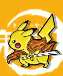 Pokemon 'Pikachu x Zenitsu' Enamel Pin