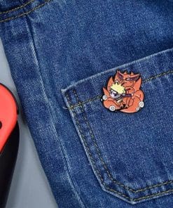Naruto 'Kurama and Naruto' Enamel Pin - Image 3