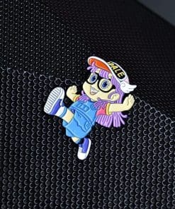 Alternative view of Dr. Slump 'Arale Norimaki' Enamel Pin
