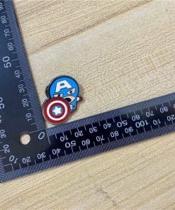 Alternative view of Avengers 'Captain America Chibi' Enamel Pin