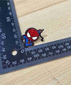 Alternative view of Spiderman 'Swing | Chibi' Enamel Pin