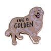 Dog 'Golden Retriever | Life is Golden' Enamel Pin
