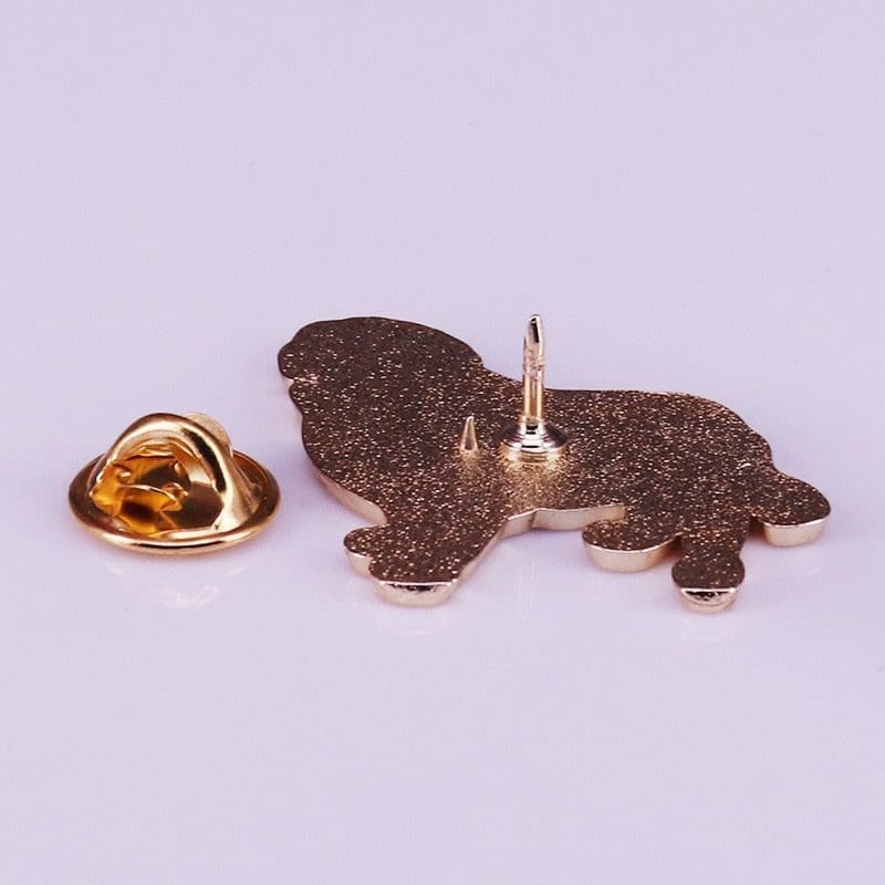 Dog 'Golden Retriever | Life is Golden' Enamel Pin - Image 3