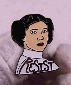Alternative view of Princess Leia 'Resist' Enamel Pin