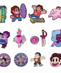 Alternative view of Steven Universe 'Steven and Pink Self Illusion' Enamel Pin