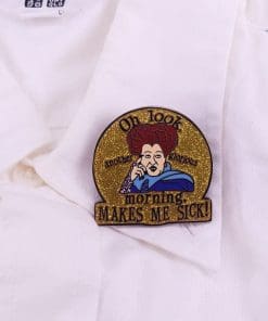 Alternative view of Hocus Pocus 'Winifred | Morning Makes Me Sick' Enamel Pin