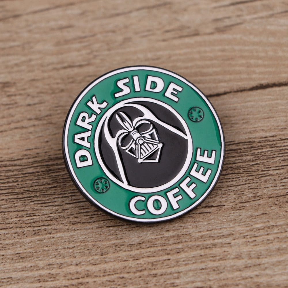 Darth Vader 'Dark Side Coffee' Enamel Pin - Image 4