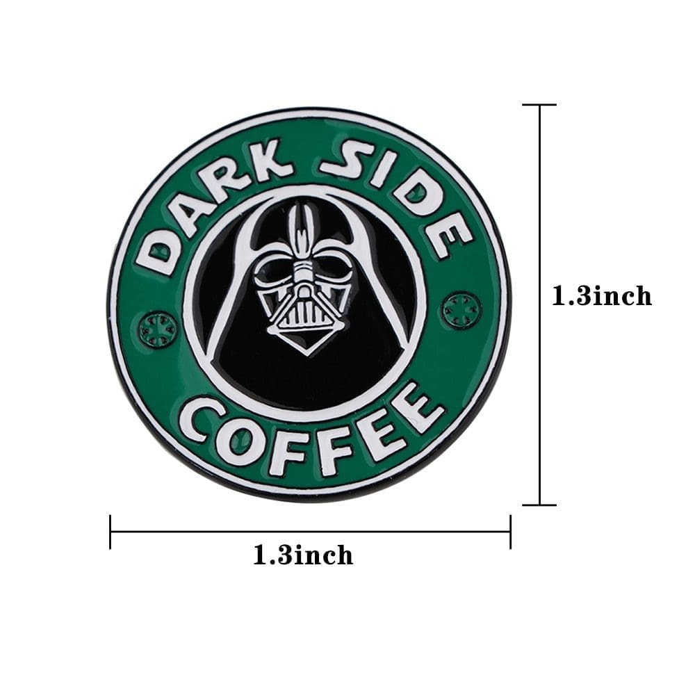 Darth Vader 'Dark Side Coffee' Enamel Pin - Image 7