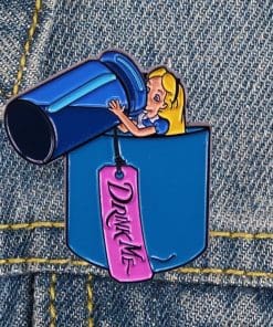 Alice in Wonderland 'Alice | Drink Me' Enamel Pin - Image 3