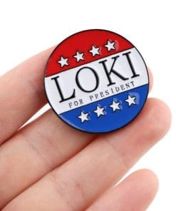 Alternative view of 'Loki | For President' Enamel Pin