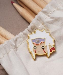 Alternative view of Naruto 'Jiraiya Chibi Head' Enamel Pin