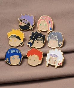 Alternative view of Naruto 'Sasuke Uchiha Chibi Head' Enamel Pin