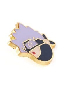 Alternative view of Naruto 'Kakashi ake Chibi Head' Enamel Pin