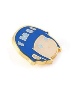 Alternative view of Naruto 'Hinata Hyuga Chibi Head' Enamel Pin