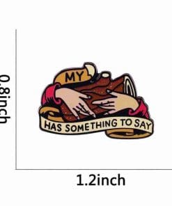 Twin Peaks 'The Log Lady | My Log Has Something To Say' Enamel Pin - Image 6