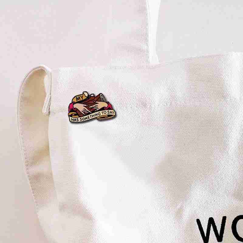 Twin Peaks 'The Log Lady | My Log Has Something To Say' Enamel Pin - Image 4