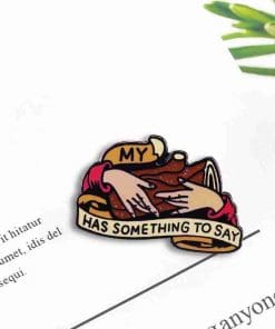 Alternative view of Twin Peaks 'The Log Lady | My Log Has Something To Say' Enamel Pin