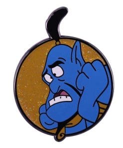 Aladdin 'Afraid Genie' Enamel Pin