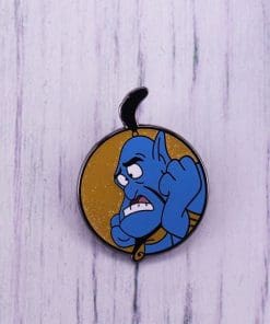 Alternative view of Aladdin 'Afraid Genie' Enamel Pin