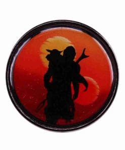 The Mandalorian 'Grogu & Boba Fett | Sunset' Enamel Pin
