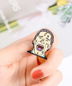 Alternative view of American Psycho 'Patrick Bateman' Enamel Pin